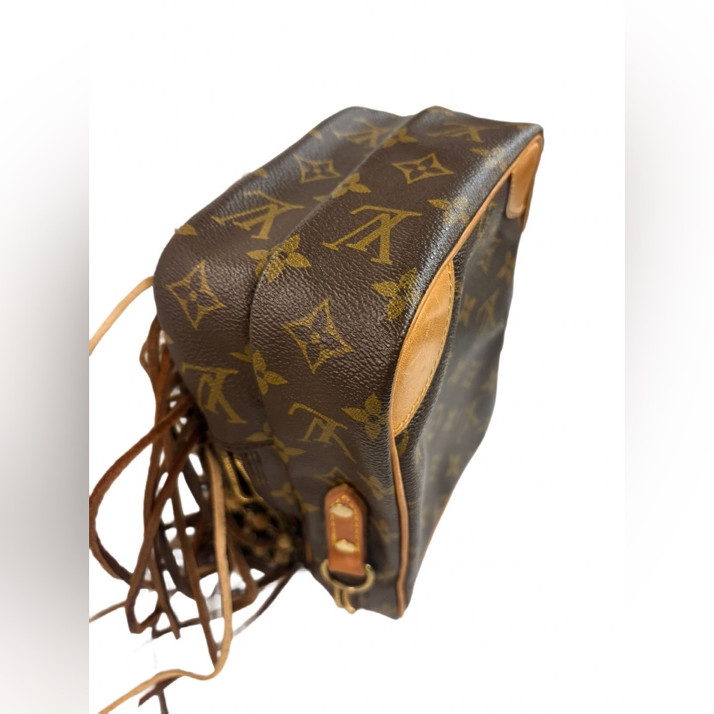 Vintage boho Upcycled Louis Vuitton Danube PM with Fringe - Picture 10 of 12